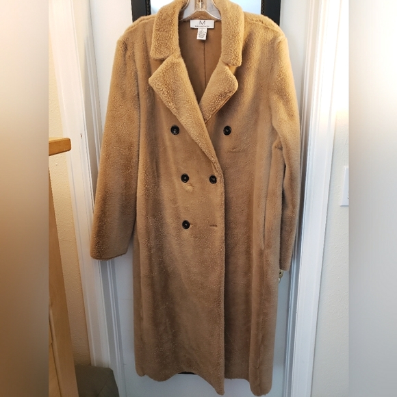 Magaschoni Jackets & Blazers - Magaschoni Double-Breasted Teddy Bear Coat sz L NWOT
